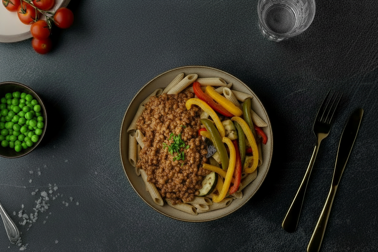 CREAMY BEEF PASTA