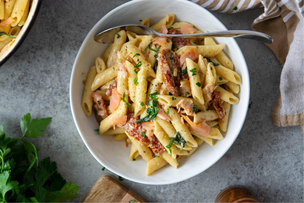 SEAFOOD SALMON PASTA